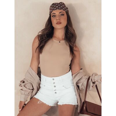 Szorty damskie CANNES białe Dstreet SY0387-L Szorty damskie CANNES białe Dstreet SY0387-L