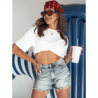 Szorty damskie jeansowe COOL DENIM niebieskie Dstreet SY0368-XS Szorty damskie jeansowe COOL DENIM niebieskie Dstreet SY0368-XS