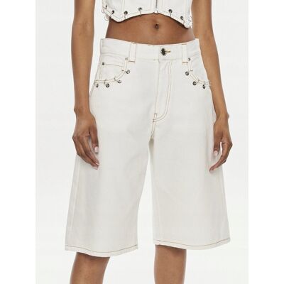 Szorty damskie PINKO PE 24 BLK01 103626 A1VD Z05 biały - Pants: 28 Szorty damskie PINKO PE 24 BLK01 103626 A1VD Z05 biały - Pants: 28