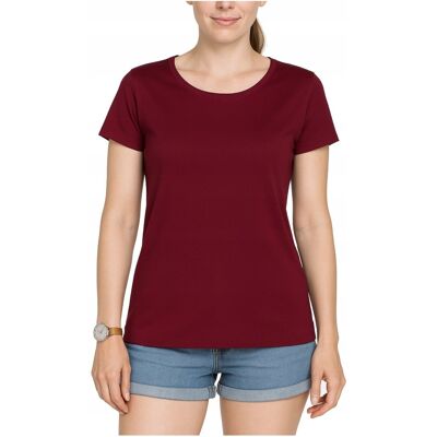 Neutral T-SHIRT DAMSKI BORDOWY Z KRÓTKIM RĘKAWEM Ladies Loose Fit T-Shirt L Neutral T-SHIRT DAMSKI BORDOWY Z KRÓTKIM RĘKAWEM Ladies Loose Fit T-Shirt L