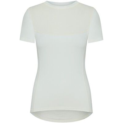 Woolmed T-shirt damski termiczny Merino Wool kremowo-beżowy, rozmiar S Woolmed T-shirt damski termiczny Merino Wool kremowo-beżowy, rozmiar S