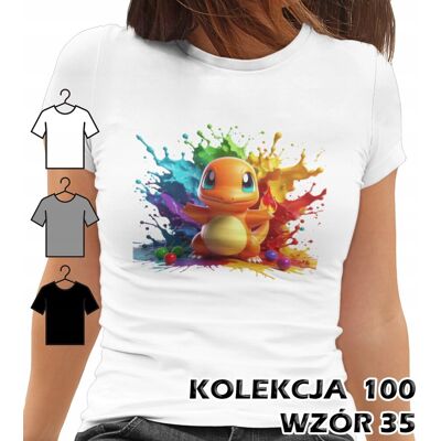 inna (Inny) T-SHIRT KOSZULKA DAMSKA BAJKA KRESKÓWKA POKEMON CHARMELEON 3XL inna (Inny) T-SHIRT KOSZULKA DAMSKA BAJKA KRESKÓWKA POKEMON CHARMELEON 3XL