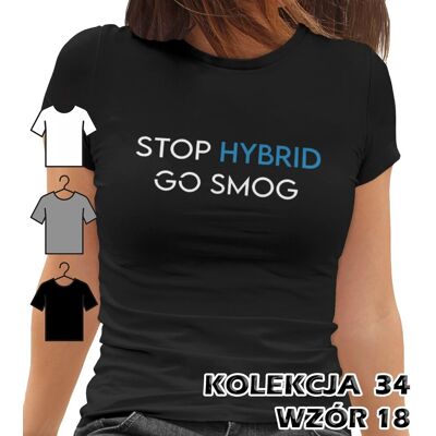 inna (Inny) T-SHIRT KOSZULKA DAMSKA DLA KIEROWCY MOTORSPORT STOP HYBRID GO SMOG 3XL inna (Inny) T-SHIRT KOSZULKA DAMSKA DLA KIEROWCY MOTORSPORT STOP HYBRID GO SMOG 3XL