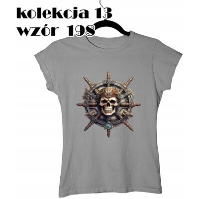 inna (Inny) T-SHIRT KOSZULKA DAMSKA KAPITAN STER KOŁO STEROWE CZASZKA PIRAT 3XL inna (Inny) T-SHIRT KOSZULKA DAMSKA KAPITAN STER KOŁO STEROWE CZASZKA PIRAT 3XL