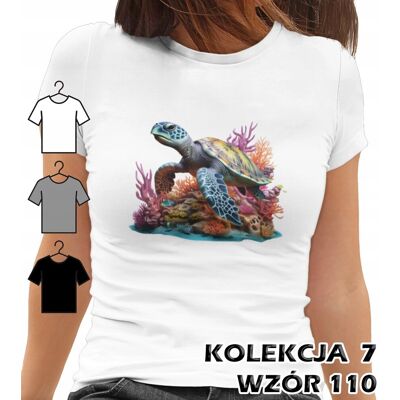inna (Inny) T-SHIRT KOSZULKA DAMSKA MORSKIE ZWIERZĘTA MORZE ŻÓŁW ŻÓŁWIK RYBA 3XL inna (Inny) T-SHIRT KOSZULKA DAMSKA MORSKIE ZWIERZĘTA MORZE ŻÓŁW ŻÓŁWIK RYBA 3XL