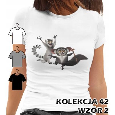 inna (Inny) T-SHIRT KOSZULKA DAMSKA PINGWINY Z MADAGASKARU KRÓL JULIAN LIKE A SIR XS inna (Inny) T-SHIRT KOSZULKA DAMSKA PINGWINY Z MADAGASKARU KRÓL JULIAN LIKE A SIR XS