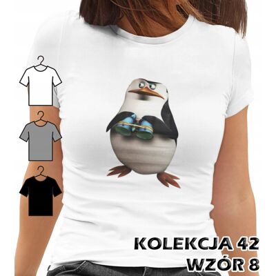 inna (Inny) T-SHIRT KOSZULKA DAMSKA PINGWINY Z MADAGASKARU SKIPPER KOWALSKI KOWALSKI XS inna (Inny) T-SHIRT KOSZULKA DAMSKA PINGWINY Z MADAGASKARU SKIPPER KOWALSKI KOWALSKI XS