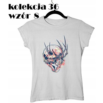 inna (Inny) T-SHIRT KOSZULKA DAMSKA STREETWEAR CZACHA CZASZKA SKULL WATERCOLOR M inna (Inny) T-SHIRT KOSZULKA DAMSKA STREETWEAR CZACHA CZASZKA SKULL WATERCOLOR M
