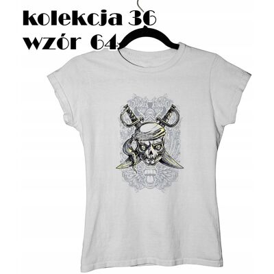 inna (Inny) T-SHIRT KOSZULKA DAMSKA STREETWEAR CZACHA SKULL PIRAT WESOŁY ROGER XL inna (Inny) T-SHIRT KOSZULKA DAMSKA STREETWEAR CZACHA SKULL PIRAT WESOŁY ROGER XL