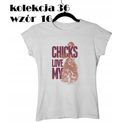 inna (Inny) T-SHIRT KOSZULKA DAMSKA STREETWEAR KOGUT CHICKS LOVE MY COCK 3XL inna (Inny) T-SHIRT KOSZULKA DAMSKA STREETWEAR KOGUT CHICKS LOVE MY COCK 3XL