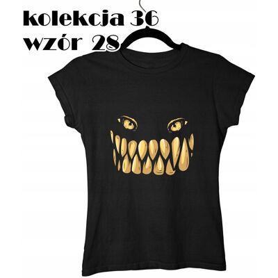 inna (Inny) T-SHIRT KOSZULKA DAMSKA STREETWEAR MONSTER POTWÓR ZĘBY KŁY M inna (Inny) T-SHIRT KOSZULKA DAMSKA STREETWEAR MONSTER POTWÓR ZĘBY KŁY M