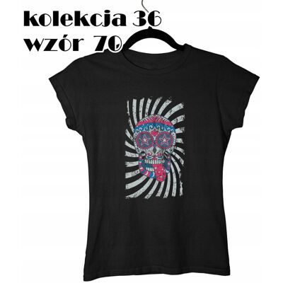 inna (Inny) T-SHIRT KOSZULKA DAMSKA STREETWEAR SANTA MUERTE SUGARSKULL FATAL S inna (Inny) T-SHIRT KOSZULKA DAMSKA STREETWEAR SANTA MUERTE SUGARSKULL FATAL S