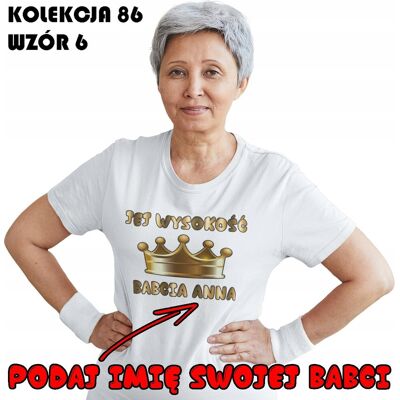 inna (Inny) T-SHIRT KOSZULKA PREZENT DLA NA DZIEŃ BABCI Z IMIENIEM PODAJ IMIĘ XS inna (Inny) T-SHIRT KOSZULKA PREZENT DLA NA DZIEŃ BABCI Z IMIENIEM PODAJ IMIĘ XS