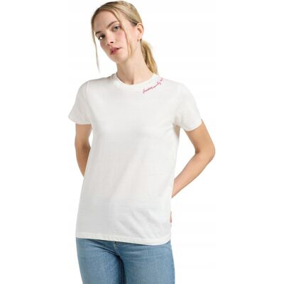 T-shirt Lee LITTLE EMBROIDERY TEE 112363624 Ecru XS T-shirt Lee LITTLE EMBROIDERY TEE 112363624 Ecru XS