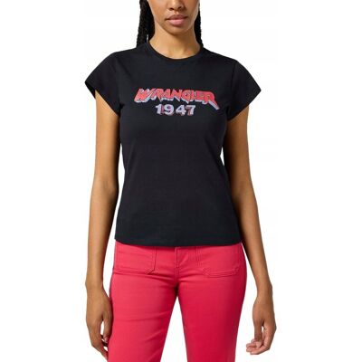 T-shirt Wrangler SHRUNKEN BAND TEE 112355289 Black XS T-shirt Wrangler SHRUNKEN BAND TEE 112355289 Black XS