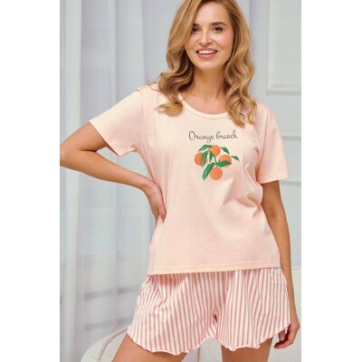 TARO PIŻAMA DARCIE 3322 KR L morelowy TARO PIŻAMA DARCIE 3322 KR L morelowy