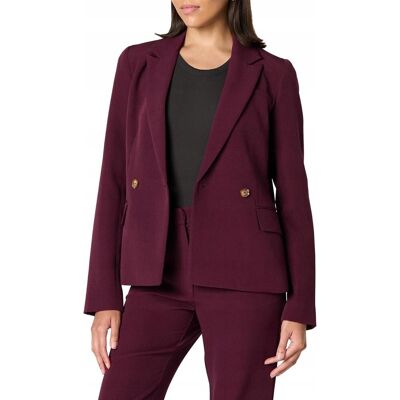 Inny producent THE DROP MARYNARKA DŁUGI RĘKAW JEDNORZĘDOWA BORDOWA PLUS SIZE 3XL JQA Inny producent THE DROP MARYNARKA DŁUGI RĘKAW JEDNORZĘDOWA BORDOWA PLUS SIZE 3XL JQA