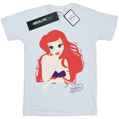 Disney The Little Mermaid Koszulka Damska / Damska Ariel Cotton Boyfriend T-Shirt (S (52-55 Cm) / Ciepły Biały) Disney The Little Mermaid Koszulka Damska / Damska Ariel Cotton Boyfriend T-Shirt (S (52-55 Cm) / Ciepły Biały)