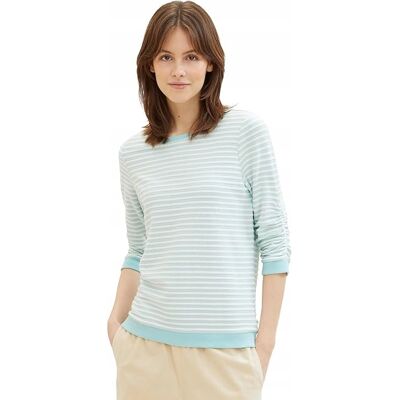 Inny producent TOM TAILOR BLUZA DAMSKA W PASKI ZE SZEROKIM ŚCIĄGACZEM S XTA Inny producent TOM TAILOR BLUZA DAMSKA W PASKI ZE SZEROKIM ŚCIĄGACZEM S XTA