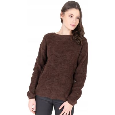 TOM TAILOR BRĄZOWY DAMSKI SWETER Z OKRĄGŁYM DEKOLTEM XXS 6BA TOM TAILOR BRĄZOWY DAMSKI SWETER Z OKRĄGŁYM DEKOLTEM XXS 6BA