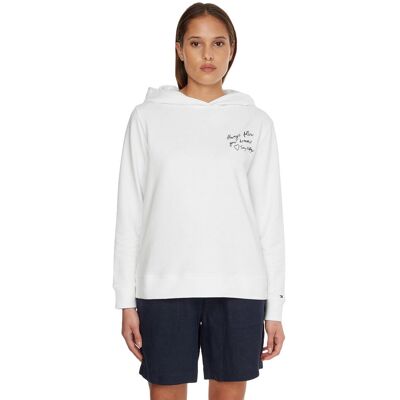 Tommy Hilfiger Bluza Damska Regular Slogan Hoodie White Ww0Ww35604 Ybr S Tommy Hilfiger Bluza Damska Regular Slogan Hoodie White Ww0Ww35604 Ybr S