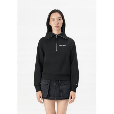 Inny producent TOMMY HILFIGER CZARNA BLUZA Z PÓŁGOLFEM I PÓŁZAPIĘCIEM s 7AA Inny producent TOMMY HILFIGER CZARNA BLUZA Z PÓŁGOLFEM I PÓŁZAPIĘCIEM s 7AA
