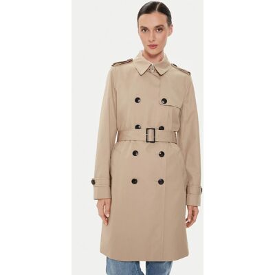 Inny producent TOMMY HILFIGER KLASYCZNY BEŻOWY PŁASZCZ TRENCZ Z KLAPAMI 42 17CA Inny producent TOMMY HILFIGER KLASYCZNY BEŻOWY PŁASZCZ TRENCZ Z KLAPAMI 42 17CA