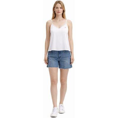 Inny producent TOMMY JEANS BIAŁY TOP NA RAMIĄCZKACH Z KORONKĄ DAMSKI M 1I3A Inny producent TOMMY JEANS BIAŁY TOP NA RAMIĄCZKACH Z KORONKĄ DAMSKI M 1I3A