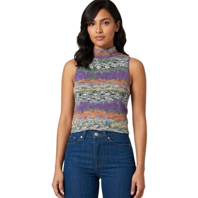 Top damski Desigual Ottawa dzianina multikolor-M Top damski Desigual Ottawa dzianina multikolor-M
