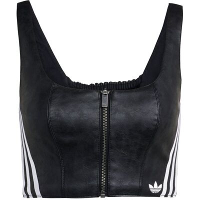 Top damski koszulka na ramiączkach damska ADIDAS FAUX LTHR TOP (JY6309) 42 Top damski koszulka na ramiączkach damska ADIDAS FAUX LTHR TOP (JY6309) 42