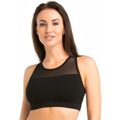 Top damski sportowy Lino czarny, Teyli Top damski sportowy Lino czarny, Teyli