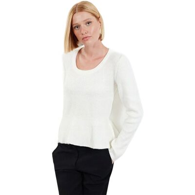 Inny producent TRENDYOL BIAŁY SWETER DAMSKI Z BASKINKĄ DOPASOWANY Z DŁUGIM RĘKAWEM S 5EA* Inny producent TRENDYOL BIAŁY SWETER DAMSKI Z BASKINKĄ DOPASOWANY Z DŁUGIM RĘKAWEM S 5EA*