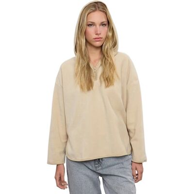 Inny producent TRENDYOL BLUZA DAMSKA BEŻOWA Z KAPTUREM I ZAMKIEM POLIESTER S 5EA* Inny producent TRENDYOL BLUZA DAMSKA BEŻOWA Z KAPTUREM I ZAMKIEM POLIESTER S 5EA*