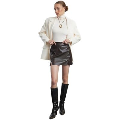 Inny producent TRENDYOL CZARNA MINI SPÓDNICA DAMSKA Z EKO SKÓRY Z ROZCIĘCIAMI 36 5EA* Inny producent TRENDYOL CZARNA MINI SPÓDNICA DAMSKA Z EKO SKÓRY Z ROZCIĘCIAMI 36 5EA*