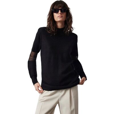 Inny producent TRENDYOL CZARNY SWETER DAMSKI Z SIATECZKĄ NA RĘKAWACH GOLF M 5EA* Inny producent TRENDYOL CZARNY SWETER DAMSKI Z SIATECZKĄ NA RĘKAWACH GOLF M 5EA*