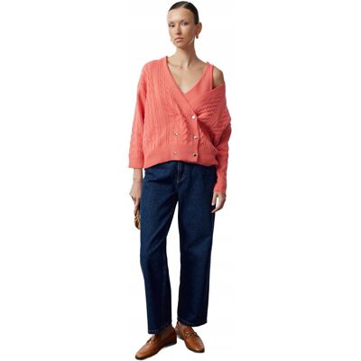 Inny producent TRENDYOL CZERWONY KOMPLET SWETER I TOP ZE SREBRNYMI GUZIKAMI 38 5_A Inny producent TRENDYOL CZERWONY KOMPLET SWETER I TOP ZE SREBRNYMI GUZIKAMI 38 5_A