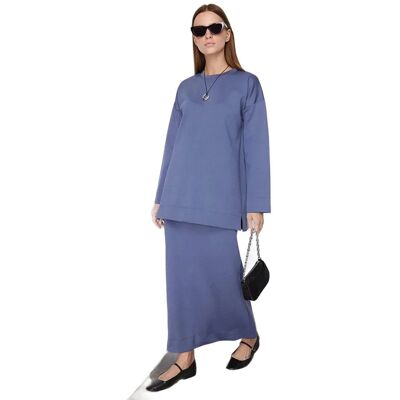 Inny producent TRENDYOL DŁUGI KOMPLET DAMSKI BLUZA I SPÓDNICA W KOLORZE NIEBIESKIM S 5EA* Inny producent TRENDYOL DŁUGI KOMPLET DAMSKI BLUZA I SPÓDNICA W KOLORZE NIEBIESKIM S 5EA*