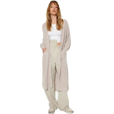 Inny producent TRENDYOL DŁUGI SWETER DAMSKI LUŹNY BEŻOWY Z KIESZENIAMI S 5EA* Inny producent TRENDYOL DŁUGI SWETER DAMSKI LUŹNY BEŻOWY Z KIESZENIAMI S 5EA*