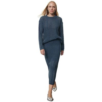 Inny producent TRENDYOL GRANATOWY KOMPLET DAMSKI AŻUROWY SWETER I SPÓDNICA L 5EA* Inny producent TRENDYOL GRANATOWY KOMPLET DAMSKI AŻUROWY SWETER I SPÓDNICA L 5EA*