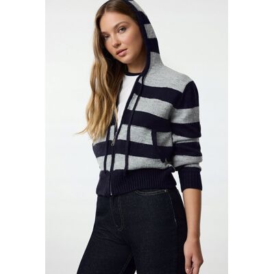 Inny producent TRENDYOL GRANATOWY SWETER DAMSKI Z KAPTUREM PASKI M 5EA Inny producent TRENDYOL GRANATOWY SWETER DAMSKI Z KAPTUREM PASKI M 5EA