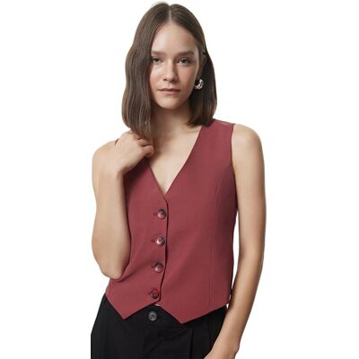 Inny producent TRENDYOL KAMIZELKA DAMSKA ELEGANCKA ZAPINANA NA GUZIKI BORDOWA 40 5EA* Inny producent TRENDYOL KAMIZELKA DAMSKA ELEGANCKA ZAPINANA NA GUZIKI BORDOWA 40 5EA*