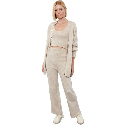 Inny producent TRENDYOL KOMPLET DAMSKI BEŻOWY SWETER TOP SPODNIE Z GUZIKAMI S 5EA* Inny producent TRENDYOL KOMPLET DAMSKI BEŻOWY SWETER TOP SPODNIE Z GUZIKAMI S 5EA*