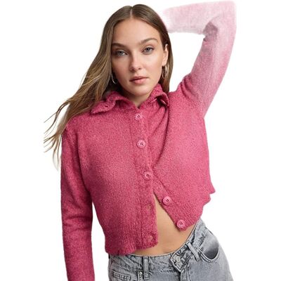 Inny producent TRENDYOL KRÓTKI RÓŻOWY SWETER Z GUZIKAMI I FALBANĄ M 5EA* Inny producent TRENDYOL KRÓTKI RÓŻOWY SWETER Z GUZIKAMI I FALBANĄ M 5EA*
