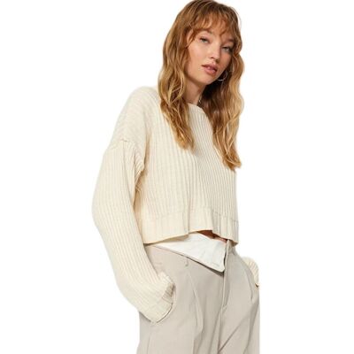 Inny producent TRENDYOL KRÓTKI SWETER DAMSKI BEŻOWY Z MARSZCZENIAMI NA RĘKAWACH S 5EA* Inny producent TRENDYOL KRÓTKI SWETER DAMSKI BEŻOWY Z MARSZCZENIAMI NA RĘKAWACH S 5EA*