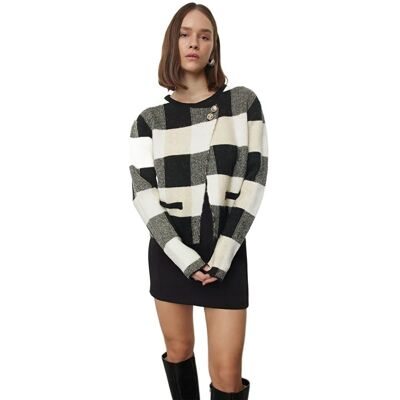 Inny producent TRENDYOL KRÓTKI SWETER DAMSKI W KRATĘ Z GUZIKAMI DO BIODER S 5EA* Inny producent TRENDYOL KRÓTKI SWETER DAMSKI W KRATĘ Z GUZIKAMI DO BIODER S 5EA*