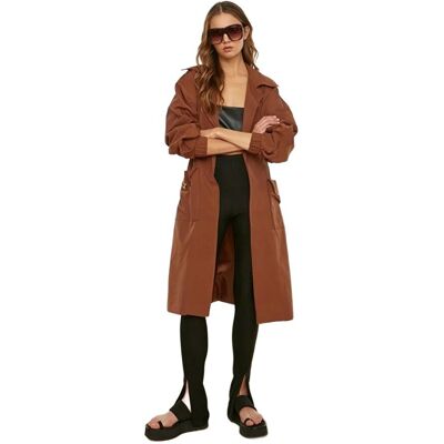 Inny producent TRENDYOL PŁASZCZ DAMSKI BRĄZOWY Z KLASYCZNYM FASONEM I KIESZENIAMI 36 5EA* Inny producent TRENDYOL PŁASZCZ DAMSKI BRĄZOWY Z KLASYCZNYM FASONEM I KIESZENIAMI 36 5EA*