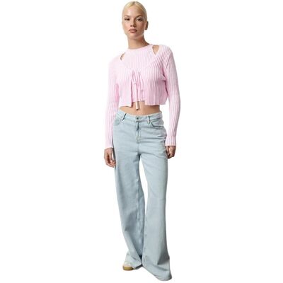Inny producent TRENDYOL RÓŻOWY KRÓTKI SWETER Z WIĄZANIEM I DZIURAMI NA RAMIONACH S 5EA* Inny producent TRENDYOL RÓŻOWY KRÓTKI SWETER Z WIĄZANIEM I DZIURAMI NA RAMIONACH S 5EA*