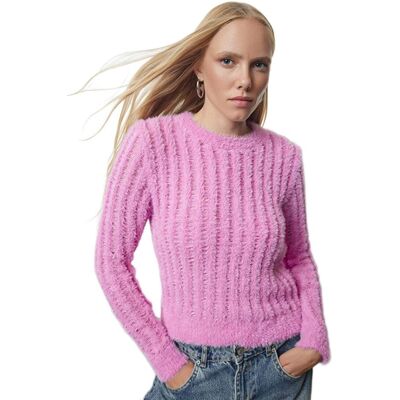 Inny producent TRENDYOL RÓŻOWY SWETER DAMSKI Z FAKTURĄ W PASKI DOPASOWANY S 5EA* Inny producent TRENDYOL RÓŻOWY SWETER DAMSKI Z FAKTURĄ W PASKI DOPASOWANY S 5EA*