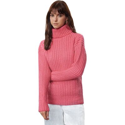 Inny producent TRENDYOL RÓŻOWY SWETER DAMSKI Z GOLFEM I GRUBYM SZEWKIEM S 5EA* Inny producent TRENDYOL RÓŻOWY SWETER DAMSKI Z GOLFEM I GRUBYM SZEWKIEM S 5EA*