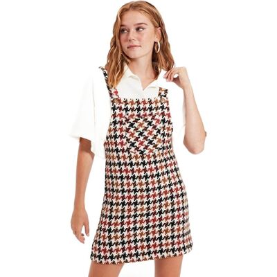 Inny producent TRENDYOL SUKIENKA ROZKLOSZOWANA W PEPITKĘ Z GUZIKAMI NA RAMIĄCZKACH 40 5EA* Inny producent TRENDYOL SUKIENKA ROZKLOSZOWANA W PEPITKĘ Z GUZIKAMI NA RAMIĄCZKACH 40 5EA*